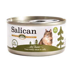 Salican 挪威森林- 純白肉吞拿魚貓用罐頭(啫喱)