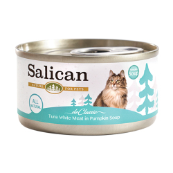 Salican 挪威森林- 純白肉吞拿魚貓用罐頭(南瓜湯)